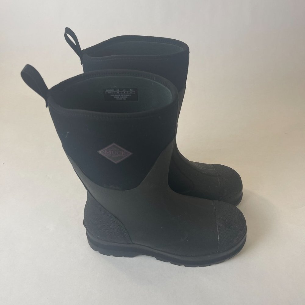 Muck Boot Company Black rubber Rain Boot Womens Size 10